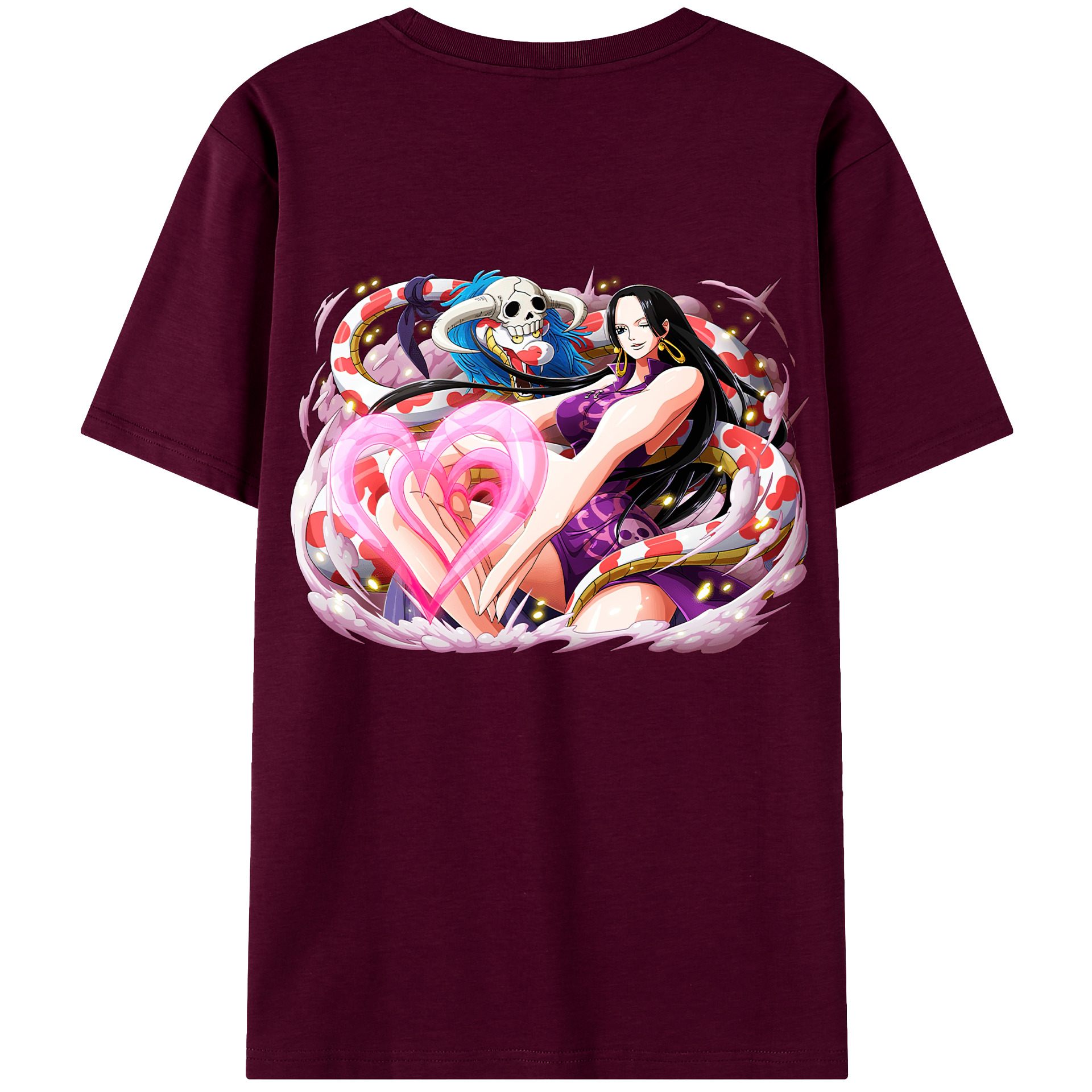 ワンピース ボア・ハンコック ONE PIECE Boa·Hancock レディース半袖Tシャツ(バックプリント)